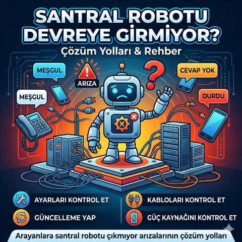 Santral Robotu Devreye Girmiyor? Karel ve Alcatel Robot Arızası Çözümü